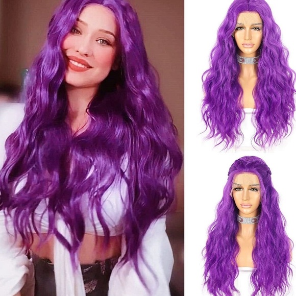 - 💕 24” PURPLE WAVY LACE FRONT WIG 💕 *NEW*